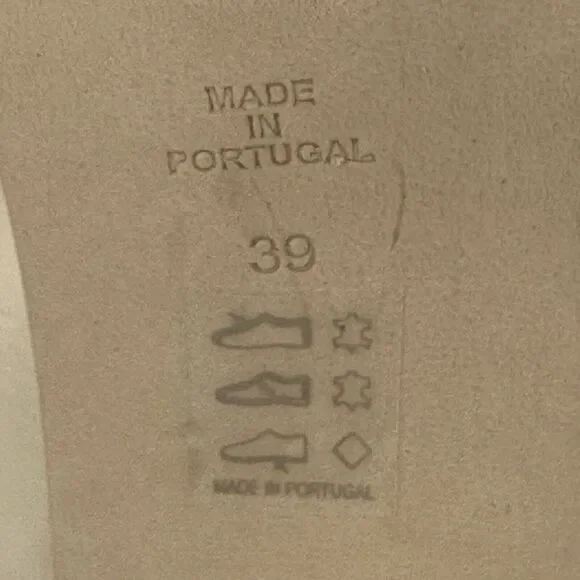 Free People Sienna Ankle Boot Square Toe Butter Cream Leather US 8.5 Block Heel - Picture 12 of 12